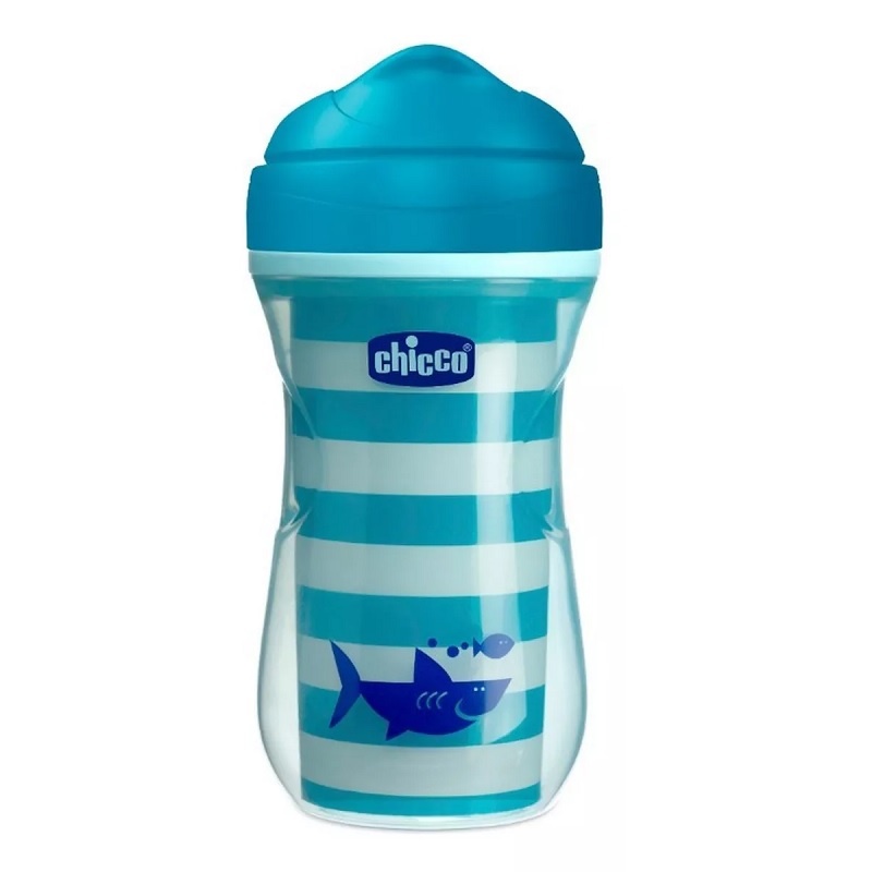 Vaso Bebe Advance Cup Chicco 2 En 1 Antiderrame 266 Ml