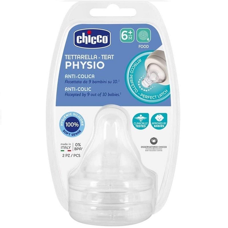 Tetinas para Biberon CHICCO Perfect5 Fluido Espeso 2pz