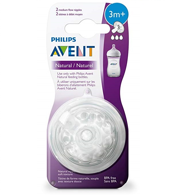 Set 2 Tetinas de Flujo Variable Avent 3M - Aliss